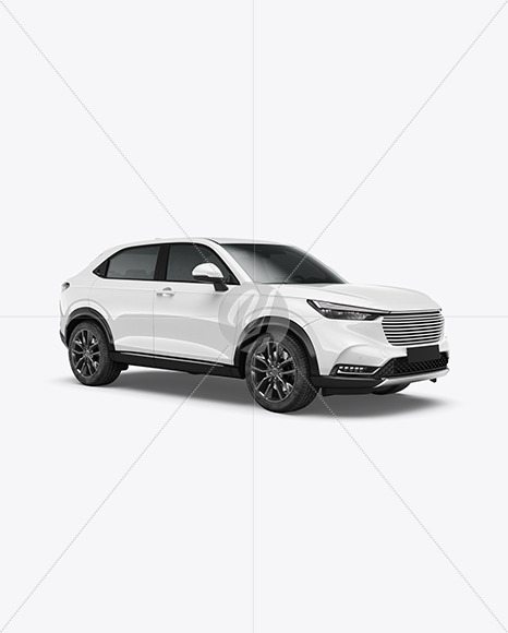 Crossover SUV Mockup - Half Side View