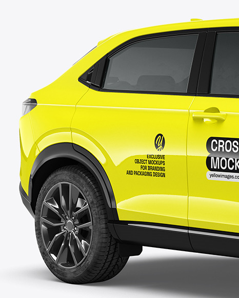 Crossover SUV Mockup - Half Side View