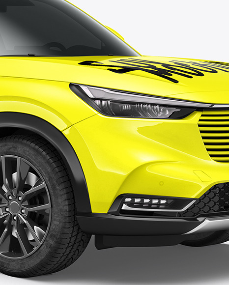 Crossover SUV Mockup - Half Side View