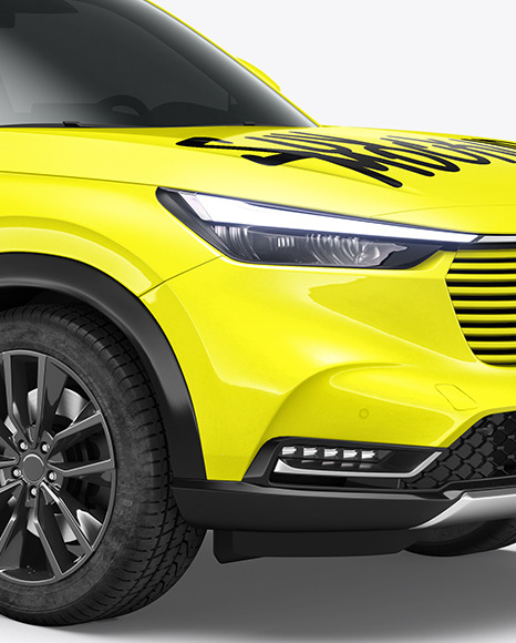 Crossover SUV Mockup - Half Side View