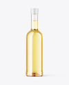 Clear Glass White Wine Bottle Mockup