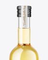 Clear Glass White Wine Bottle Mockup