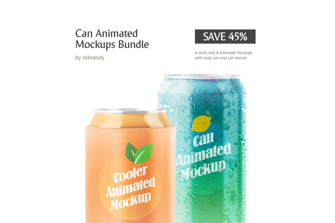 Can Animated Mockups Bundle Can Animated Mockups Bundle
