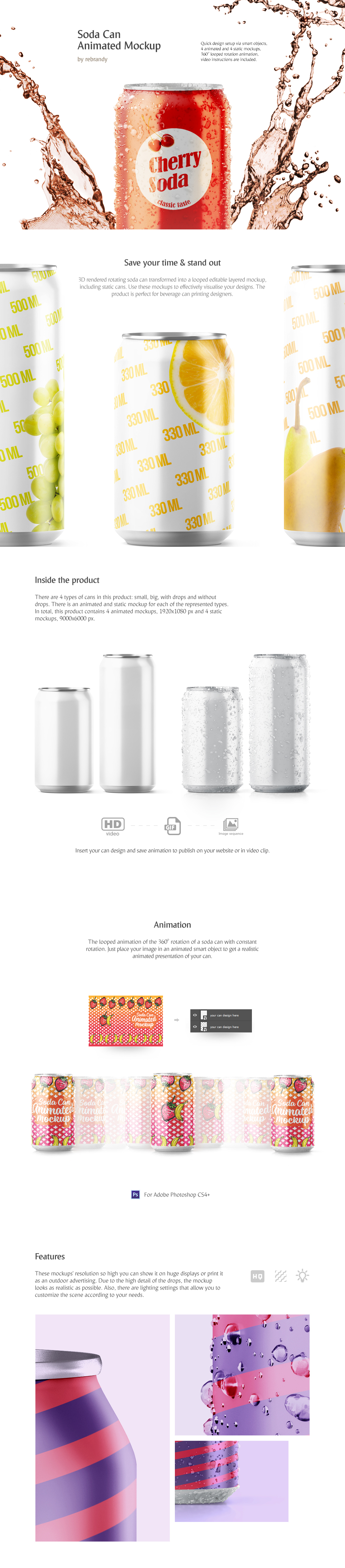 Can Animated Mockups Bundle Can Animated Mockups Bundle