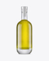 Glass Bottle W/ Olive Oil Mockup