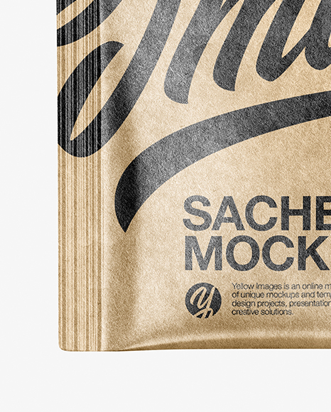 Kraft Paper Sachet Mockup