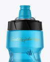 710ml Transparent Sport Bottle with Plastic Cap Mockup