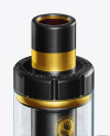 Vape Kit Mockup - Half Side View (High-Angle Shot)