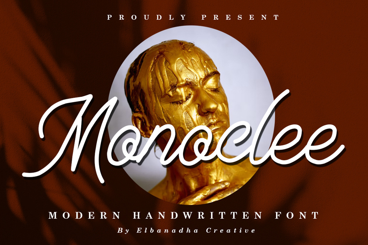 MONOCLEE | MODERN HANDWRITTEN FONT MONOCLEE | MODERN HANDWRITTEN FONT