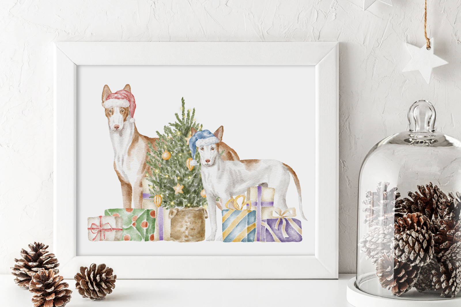 Ibizan hound dogs clipart Ibizan hound dogs clipart
