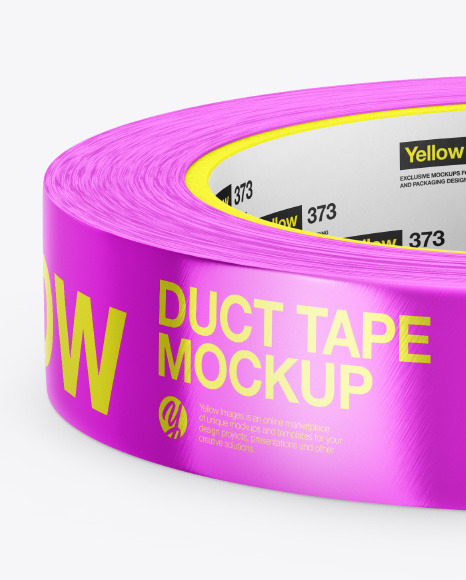 Metallic Duct Tape Mockup