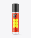 Clear Cosmetic Spray Bottle Mockup Clear Cosmetic Spray Bottle Mockup