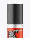 Clear Cosmetic Spray Bottle Mockup Clear Cosmetic Spray Bottle Mockup
