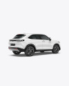 Crossover SUV Mockup - Back Half Side View