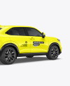 Crossover SUV Mockup - Back Half Side View