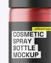 Frosted Colored Cosmetic Spray Bottle Mockup