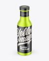 Metallic Bottle Mockup