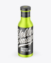 Metallic Bottle Mockup