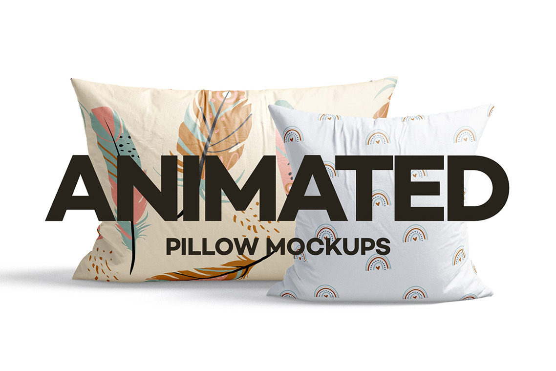 Pillow Animated Mockups Pillow Animated Mockups