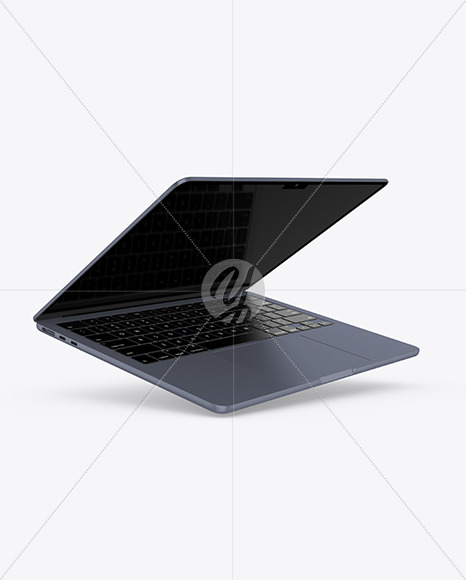 MacBook Air M2 Midnight Mockup