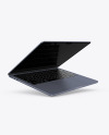 MacBook Air M2 Midnight Mockup