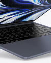 MacBook Air M2 Midnight Mockup