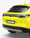 Crossover SUV Mockup - Back Half Side View