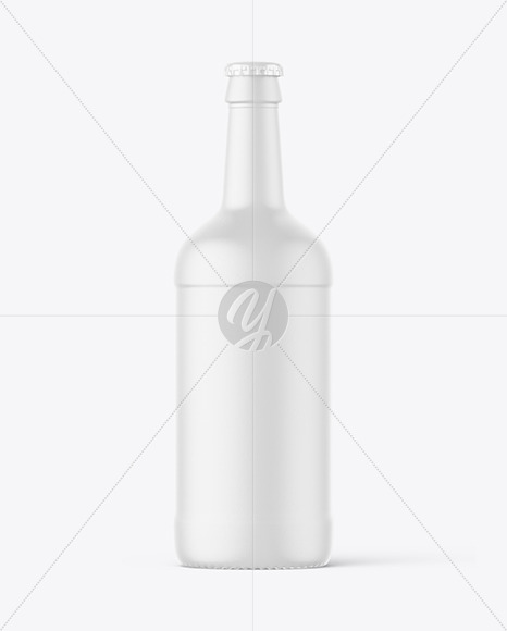 Ceramic Beer Bottle Mockup