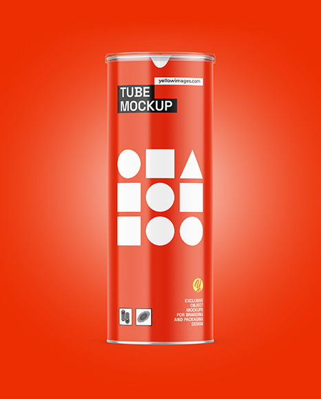 Glossy Tube Mockup