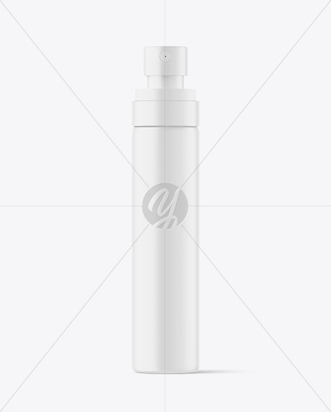 Matte Cosmetic Spray Bottle Mockup