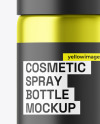 Metallic Cosmetic Spray Bottle Mockup