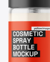 Clear Cosmetic Spray Bottle Mockup