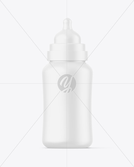 Matte Baby Bottle Mockup