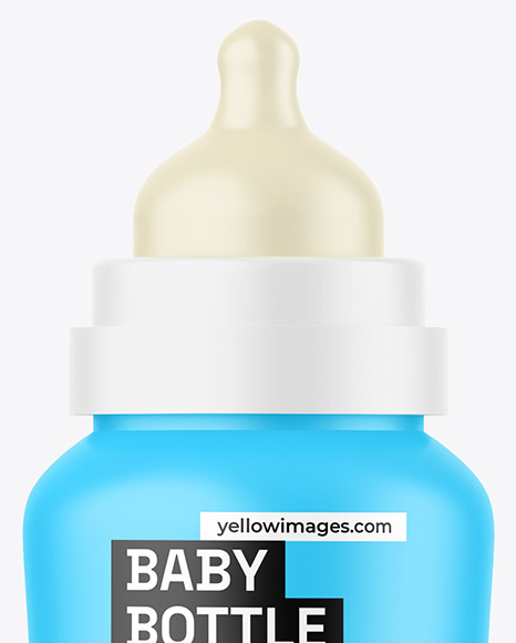 Matte Baby Bottle Mockup