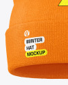 Winter Hat Mockup - Front View