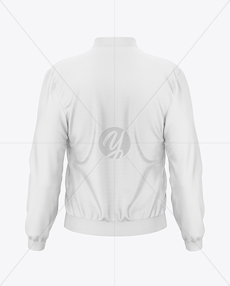 Bomber Jacket Mockup - Back View