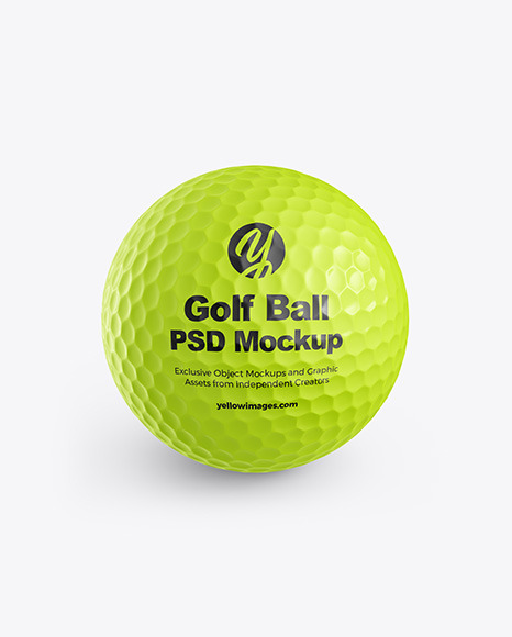 Golf Ball Mockup