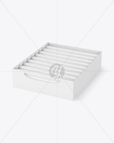 Box With Candies Mockup