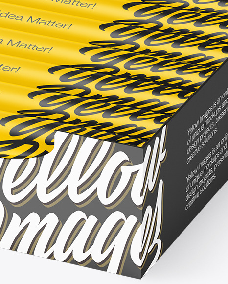 Box With Candies Mockup