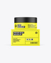 Matte Jar W/ Paper Box Mockup