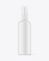 Glossy Cosmetic Spray Bottle Mockup