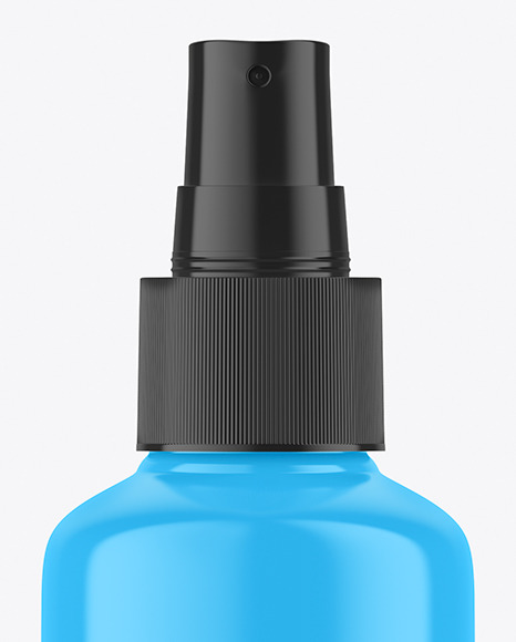 Glossy Cosmetic Spray Bottle Mockup