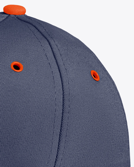 Baseball Cap Mockup - Half Side View