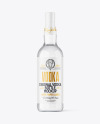 Clear Glass Vodka Bottle Mockup Clear Glass Vodka Bottle Mockup