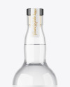 Clear Glass Vodka Bottle Mockup Clear Glass Vodka Bottle Mockup