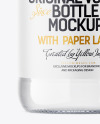 Clear Glass Vodka Bottle Mockup Clear Glass Vodka Bottle Mockup
