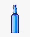 Colored Glass Bottle Mockup