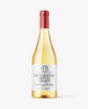 Clear Glass White Wine Bottle Mockup Clear Glass White Wine Bottle Mockup