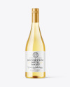 Clear Glass White Wine Bottle Mockup Clear Glass White Wine Bottle Mockup