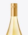 Clear Glass White Wine Bottle Mockup Clear Glass White Wine Bottle Mockup